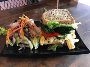 Grilled veggies sandwich  at 29 Coffties in Chiang Mai
