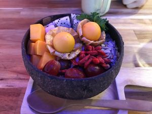 Berry smoothie bowl  at 29 Coffties in Chiang Mai