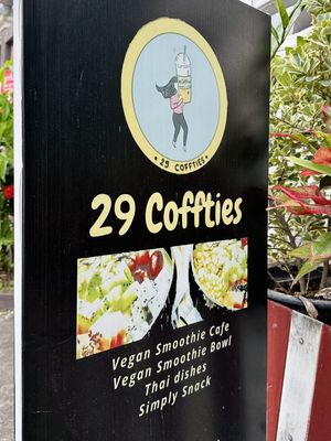 Signage   at 29 Coffties in Chiang Mai