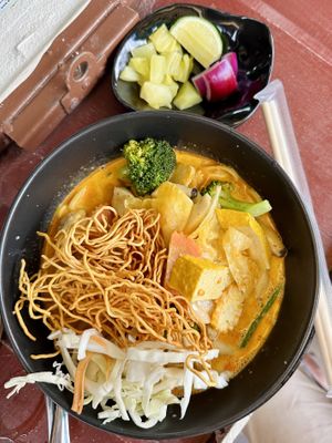 Khao soi (85 THB)  at 29 Coffties in Chiang Mai
