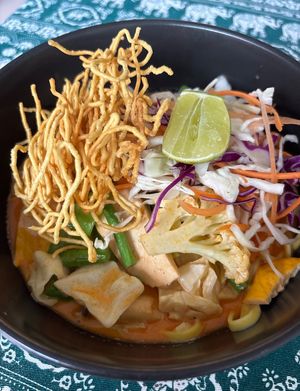 Khao Soi  at 29 Coffties in Chiang Mai
