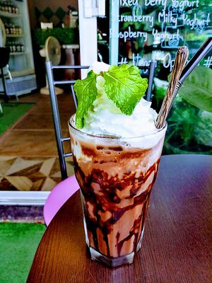 Ice Cocoa Whipping cream at 29 Coffties in Chiang Mai