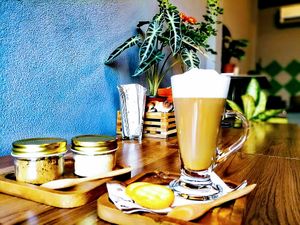 Vegan Cappuccino  at 29 Coffties in Chiang Mai