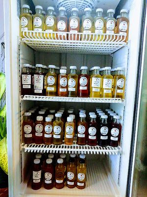 28 flavors Kombucha at 29 Coffties in Chiang Mai