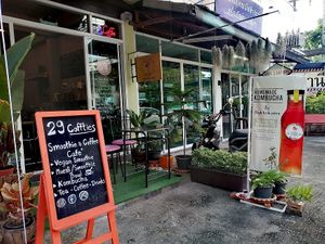 From the main road at 29 Coffties in Chiang Mai