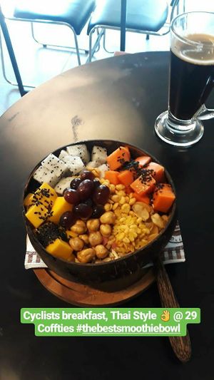 Smoothie bowl (Mixed berries) at 29 Coffties in Chiang Mai