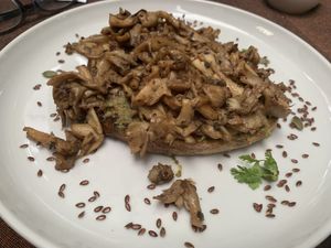 Mr Mushy. Not bad but I think the hummus doesn’t combine well    at Cafe Zen in Negombo