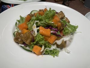 Mango salad. Delicious!  at Cafe Zen in Negombo