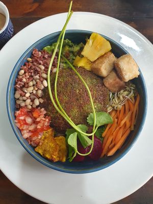 Buddha bowl at Cafe Zen in Negombo