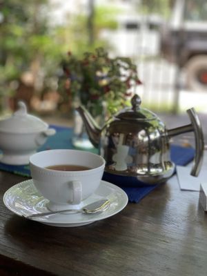 Ginger tea at Cafe Zen in Negombo