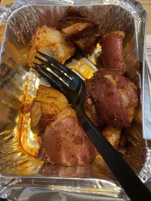 Has browns at The Green Bean Cafe in New York City