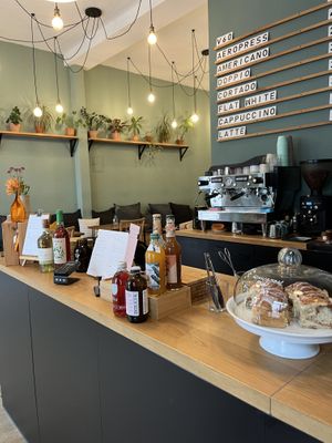   at Timm's Café in Darmstadt