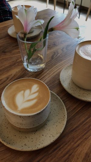   at Timm's Café in Darmstadt