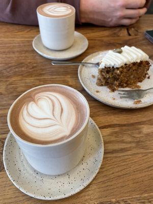   at Timm's Café in Darmstadt