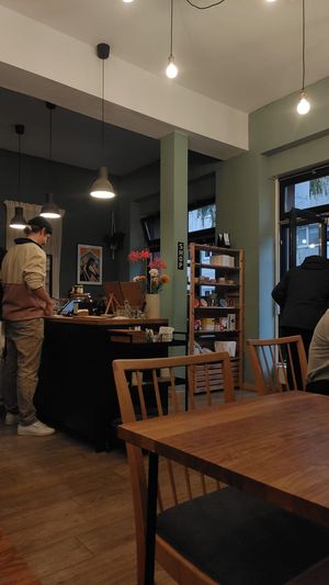  at Timm's Café in Darmstadt