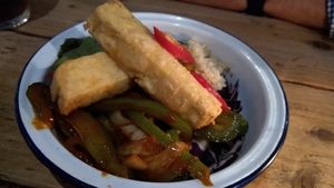 Salt & pepper tofu at Allotment in Manchester