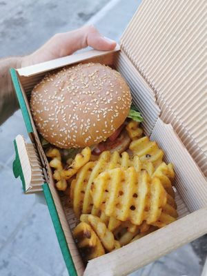 Fries. Ask for dips (I forgot). at Pizza Fan in Crete