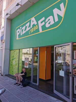 Pizza Fan Chania. at Pizza Fan in Crete