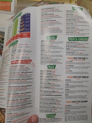 Menu 1 at Pizza Fan in Crete