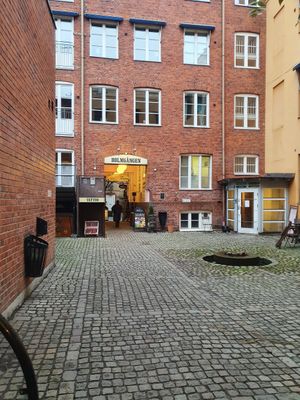 Out garden at Café Holmgången in Malmo