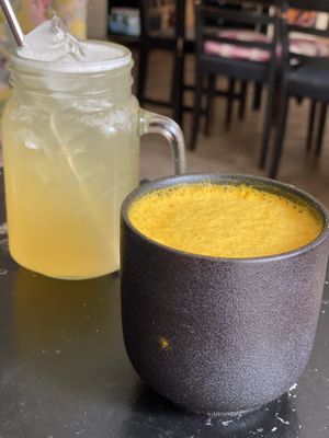 Golden milk  at Café Holmgången in Malmo