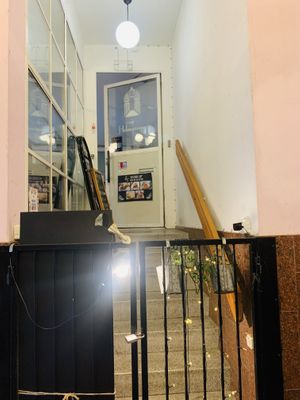 Outside  at Café Holmgången in Malmo