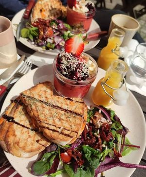 Brunch plate at Café Holmgången in Malmo