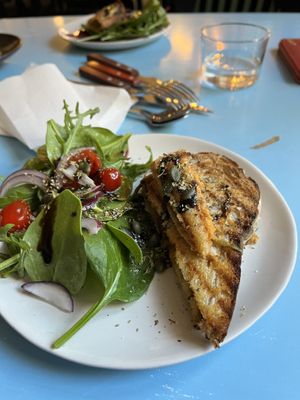 Half a sandwich, v nice   at Café Holmgången in Malmo