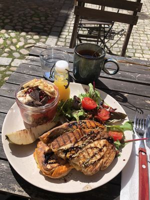 Brunch plate  at Café Holmgången in Malmo