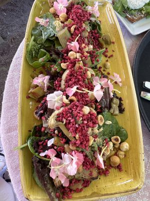 Artichoke salad  at Slottsträdgårdens Kafé in Malmo