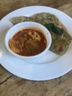 Roti at Water Drop Vege Cafe at Fo Guang Shan Temple in Auckland