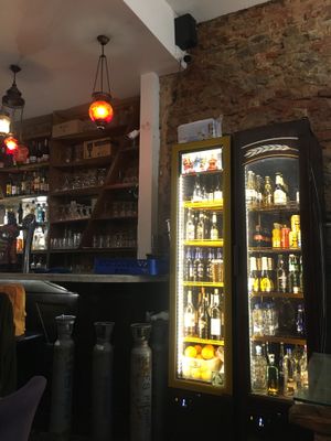 Inside  at Babel Cafe in Istanbul