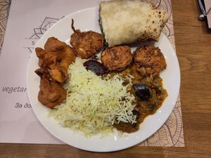 Vegan Buffet Options at Satsanga in Sofia