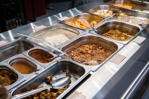 Our buffet lunch menu is different every day at Satsanga in Sofia