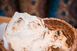 We make our chapati and poppadoms  at Satsanga in Sofia