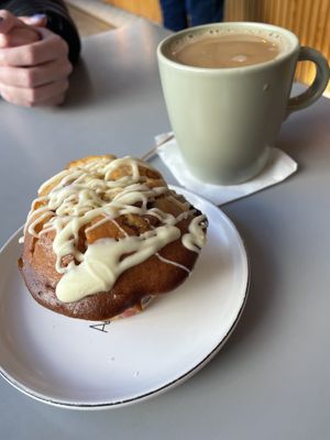White chocolate raspberry muffin   at Emilie and the Cool Kids in Reykjavik