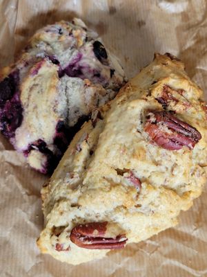 Great scones! Berry and a walnut. at Emilie and the Cool Kids in Reykjavik
