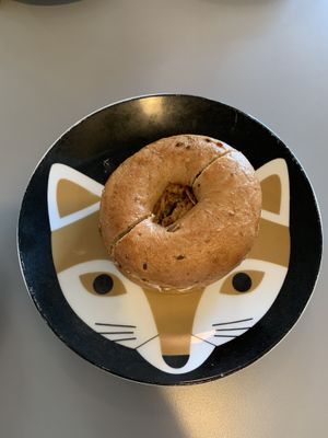 the Vegan Mike breakfast sandwich at Emilie and the Cool Kids in Reykjavik