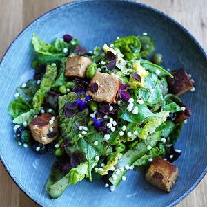 Green salad 😍 at Tru Kitchen in Tallinn