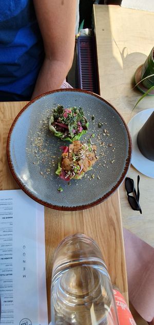 Two bites crazy good at Tru Kitchen in Tallinn