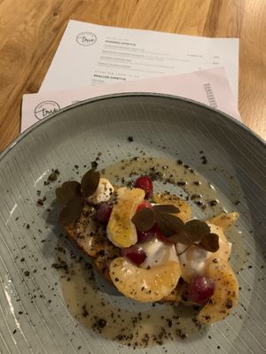 Vegan carrot cake !  at Tru Kitchen in Tallinn