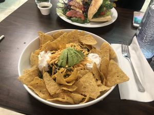 Nachos at Cien 100% Naturalisimo in Berwyn
