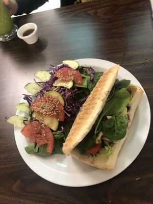 Mushroom Panini Sandwich  at Cien 100% Naturalisimo in Berwyn