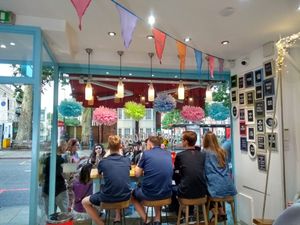 Window seating at Udderlicious in North London