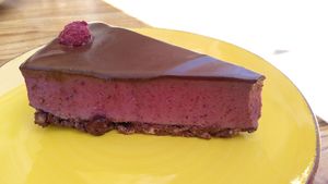 vegan cake at Magnolia Cafe Y Pasteleria in Castro