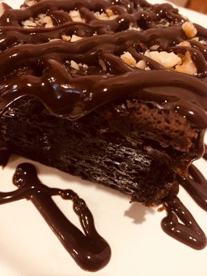 Hot choc Brownie  at Magnolia Cafe Y Pasteleria in Castro