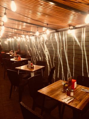 Lovely outside seating  at Magnolia Cafe Y Pasteleria in Castro