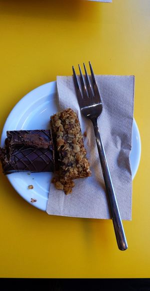 the 2 vegan options at Chococo in Swanage