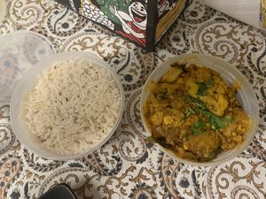 Aloo gohbi   at Surya in Cambridge