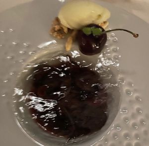I forget the name of this vegan dessert, but I honestly didn’t enjoy it very much. I’m a dessert person, and this just did not hit the spot for me.  at Zass in Positano